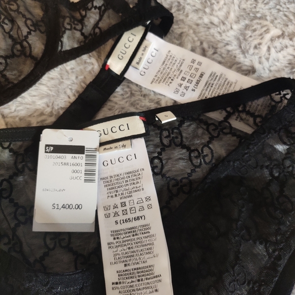 Gucci GG tulle lingerie set - Picture 3 of 4